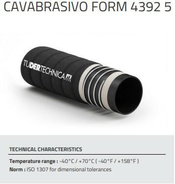 Напорно-всасывающий рукав для абразива CAVABRASIVO FORM 4392